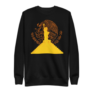 "Gold Proud Statue" Unisex Fleece Pullover