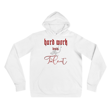 Load image into Gallery viewer, &quot;Hard Work Beats Talent&quot; Unisex hoodie
